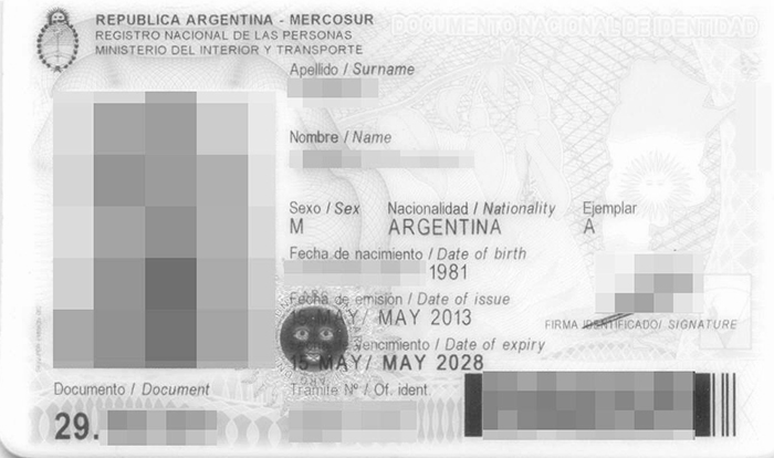 dni argentina frontal placeholder
